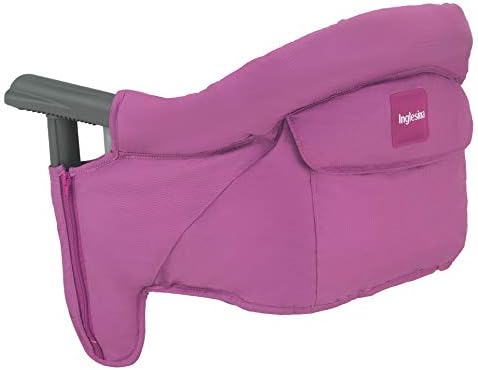 Inglesina Fast Table Chair - Award-Winning Convenient Baby High Chair - Use at Most Tables or Restaurants Without Leaving Scratches (Fuchsia Pink), 14x17x11 Inch (Pack of 1) (AY90F6FUXUS/D)