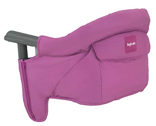 Image of Inglesina Fast Table Chair - Award-Winning Baby High Chair for Eating & Dining - Compact, Portable & Foldable - Leaves No Scratches - for Babies 6-36 Months & 1-3 Year Old Toddler - Fuchsia Pink