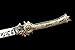 LONGSWORD Handmade Dadao Cow-Tail Sword with Forged High Carbon Steel Blade-PU Scabbard and Alloy Fittings-Perfect for Martial Arts Practice