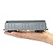 Evemodel 2pcs HO Scale High-Side Gondola Car 1:87 Railway Wagons Rollong Stock Container Carriage 1:87 Freight Car (Gray)