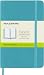 Moleskine Classic Soft Cover Notebook, Plain, Pocket Size (3.5" x 5.5") Reef Blue - Soft Cover Notebook for Writing, Sketching, Journals