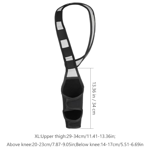 HYTROVE Hundebeinstütze Aus Neopren Elastischer Beinschutz Für Vorder- Und Hinterbeine Atmungsaktiv Gelenkschutz Und Knochenschutz Für Hunde Nach Operation 13.39X11.42X0.79In Schwarz XL