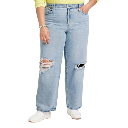 Universal Thread Women's Mid-Rise 90's Baggy Jeans -2