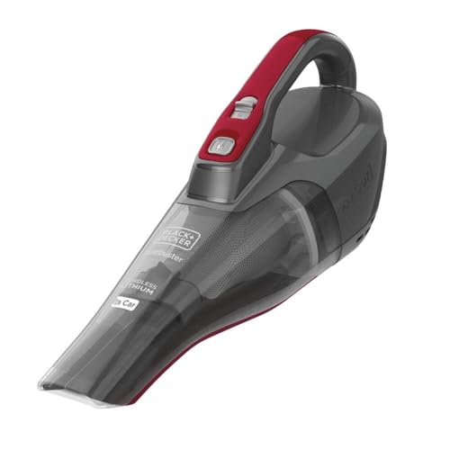 BLACK+DECKER dusbuster Handheld Vacuum for Car, Cordless, Gray (HLVB315JA26)