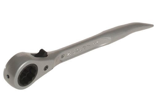 Priory 604AL Short Bent Aluminium Ratchet Podger Spanner 19-21mm