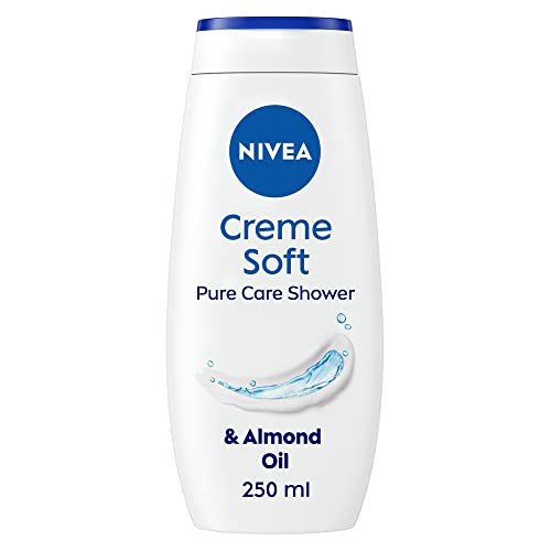 NIVEA Care Shower Creme Soft (250 ml) Enriched with Almond Oil, Moisturising Gel Body Wash, Skin Moisturiser with Mild Scent