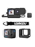 ✅【Alta calidad】Protector de pantalla de vidrio templado Lammcou. Estos protectores de pantalla cuentan con revestimientos antihuellas dactilares y antirreflectantes para que sus imágenes se vean de la mejor manera. Incluye un paño de limpieza de microfibra para mantener siempre limpia tu pantalla.