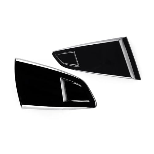 Pair Car Side Window Quarter Rear Louver Scoops Side Vent Scoop Cover Trim Compatible for Ford Mustang 2 Door 2015-2020 for Coupe Model