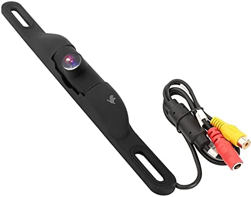 B-Qtech Vehicle License Plate Backup Camera, Rear View Camera Waterproof HD Color Night Vision Wide Viewing Angle, Back Up Camera for Car/SUV/RV Reversing Parking