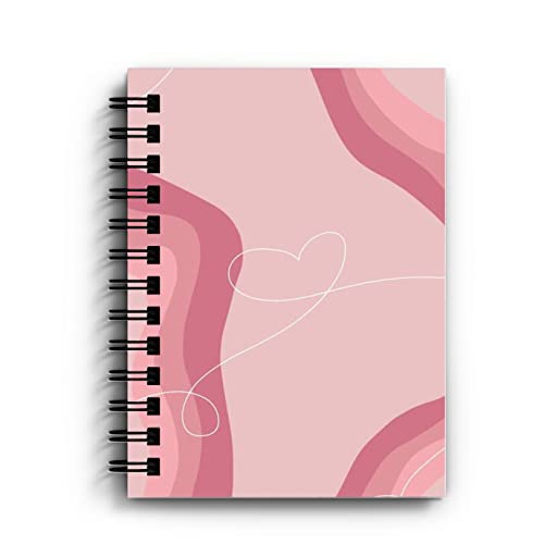 DI-Kraft Graphic Printed A5 Size Unruled Paper Journal Diary Spiral Notebooks Wire Bound Memo Diaries and Planner, 160 Pages, Design 10 image 4