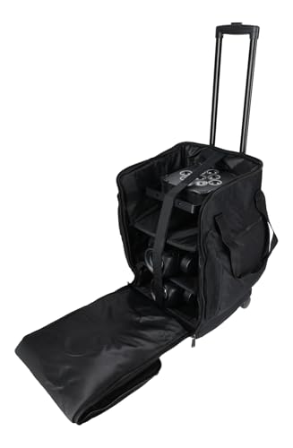 Image of Rockville Rolling Travel Bag+Wheels & Handle 4 Large Lights (RLB50)