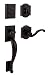Baldwin 180PAHXMDL ARB 11P SMT Pistoria Single Cylinder Handleset with Madrina Lever Featuring SmartKey, Venetian Bronze