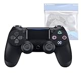 Controle Gamer P4 compatível com PS4, Bluetooth, Vibração Dupla, Touchpad, Sensor 6 Eixos, Preto, Modelo D4-A
