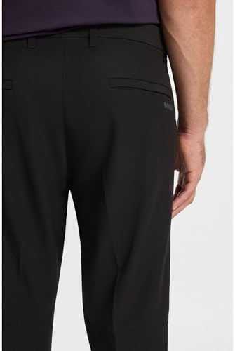 Boss Para Hombre. 50495487 PantalóN Commuter Negro (46), Casual, PoliéSter - 5