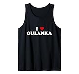Corazón Parque Nacional Finlandia Amo Oulanka Camiseta sin Mangas