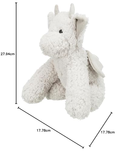 Trixie Drachen-Plüschtier, kuscheliges Hundespielzeug aus weichem Plüsch für Haustiere - Robustes Hundspielzeug, 28 cm, mit Stimme - Drache als Kuscheltier für kleine & große Vierbeiner - 34879