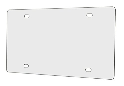 License Plate Acrylic Clear for Customizing Your Vehicle DIY Projects