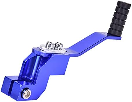 1pc Folding Aluminum Gear Shift Lever Gear Shift Lever Motorcycle Bikes Gear Lever(Blue)