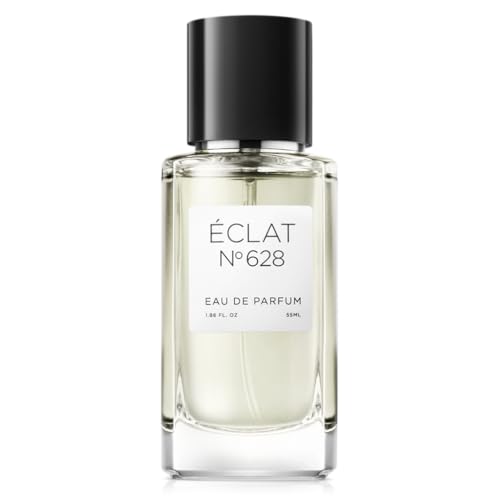 ÉCLAT 628 – Eau de Parfum 55 ml – Profumo da uomo fresco e acquatico con bergamotto, patchouli e limone, trasparente, tonificante e vegano