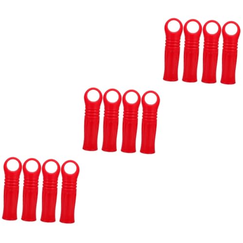 FUNOMOCYA 3sets Simple Design Mop Handle Grip Replacement End Cap for Sweeping Mop 4pcs*3