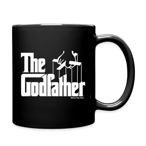 Spreadshirt Der Pate The Godfather Logo Marionette Tasse Einfarbig, One size, Schwarz