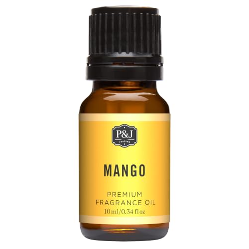 P&J Trading Fragrance Oil for Diffusers for Home - Mango 10ml Fragrance Scents for Candle Making - Soap Making Supplies & Car Diffuser Scents