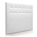 SUENOSZZZ-ESPECIALISTAS DEL DESCANSO Cabecero de Cama Canadá tapizado en Polipiel para Camas de 80 (90 x 120 cm) Polipiel Blanco