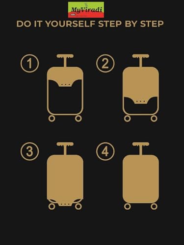 Image of Luggage Cover Trolley Travel Covers, Washable Dust Proof Anti-Scratch Suitcase Protector for All Brand (Suitable for 77 CM)
