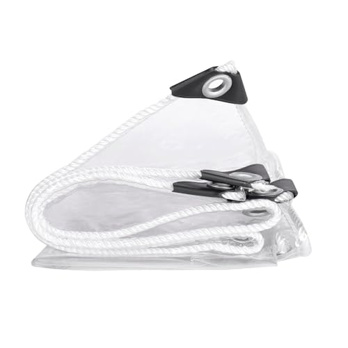 Lona con ojales impermeable y transparente 75 x 310 cm para exterior multiusos A 2