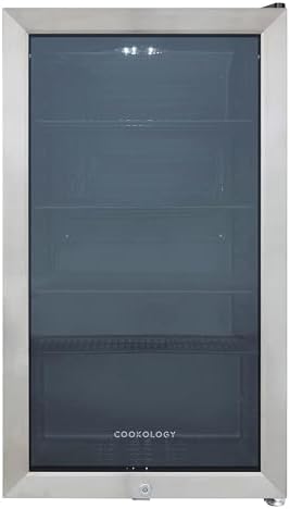 Cookology 98L Under-Counter Drinks Fridge - Stainless Steel