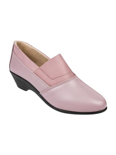Image of TRYME Collection Bellies Comfortable Stylish Solid Wedge Heel Slip-On Formal Shoes for Womens & Girls