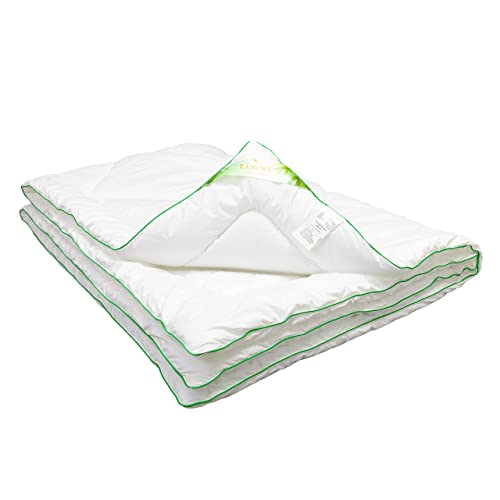 PEN-POL Couette en Bambou 140 x 200 cm, Coton, Couverture, Couette Toutes Saisons, Édredon, Bambou, Naturel - Végétalien - Antibactérien Cover