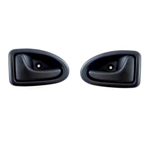 Poignée intérieure de porte Clio 2 paire de rechange noire pour Scenic 1 de 1999-2003