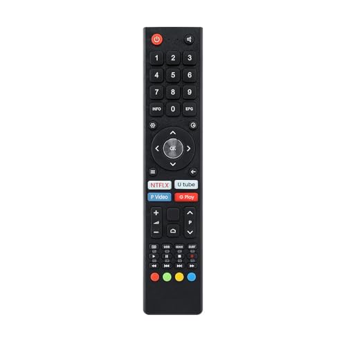 Image of marman Compatible with BPL Smart TV Remote Control Original Model 32H D5300 32H-D4301 43F-A4301 Suitable for Android HD 4k UHD LED QLED Televisions Non Voice Command with Hotkeys