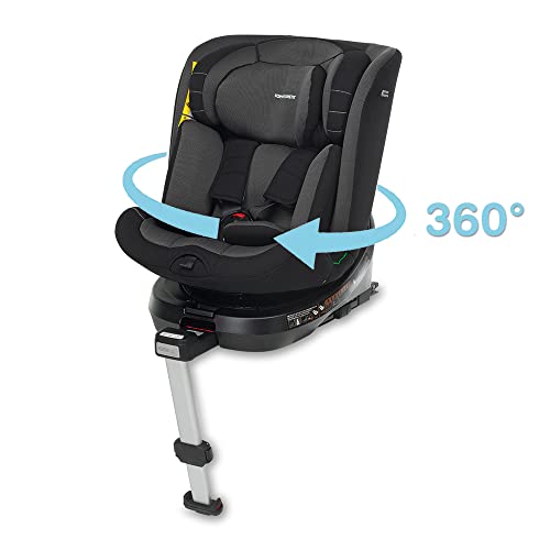 Foppapedretti Seggiolino Auto Iturn I-Size, Seduta Girevole a 360°, per bambini da 40 a 150 cm di...