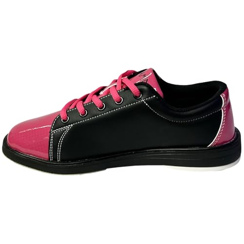 Pyramid Women's Rise Black/Hot Pink Bowling Shoes2