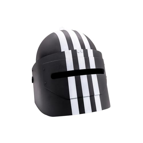 Escape from Tarkov Killa Helmet Costume Replica Russian Helmet Maska-1 with Steel Vizor Tactical Helmet Prop for Airsoft Cosplay Hunting Shooting (Black+White)