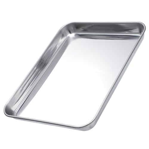 LIGIGWASH Bandeja de Horno Inoxidable Plancha para Hornear y Sushi Resistente y Fácil de Limpiar para Bbq Picnic y Reuniones Familiares