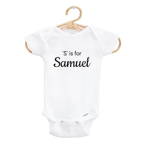 S is for Samuel Baby Bodysuit, Samuel Pregnancy Announcement Outfit,