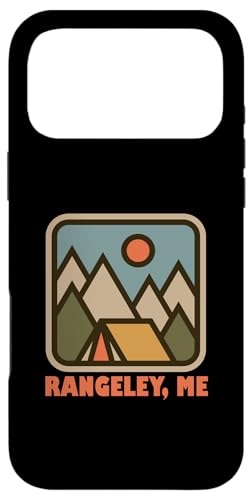 Rangeley Maine Northeast Mountains Outdoors Logo �X�}�z�P�[�X iPhone 17 Pro Max �p