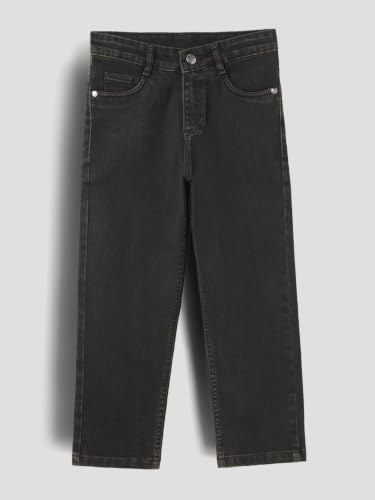 Image of Urbano Juniors Boy's Loose Baggy Fit Washed Denim Jeans Stretchable