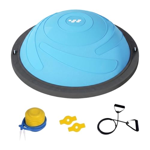 Balón de equilibrio, pelota de entrenamiento de fitness para flexiones, tablas, sentadillas, fortalecimiento del núcleo y estabilidad, ideal para entrenamientos en casa y uso en el gimnasio