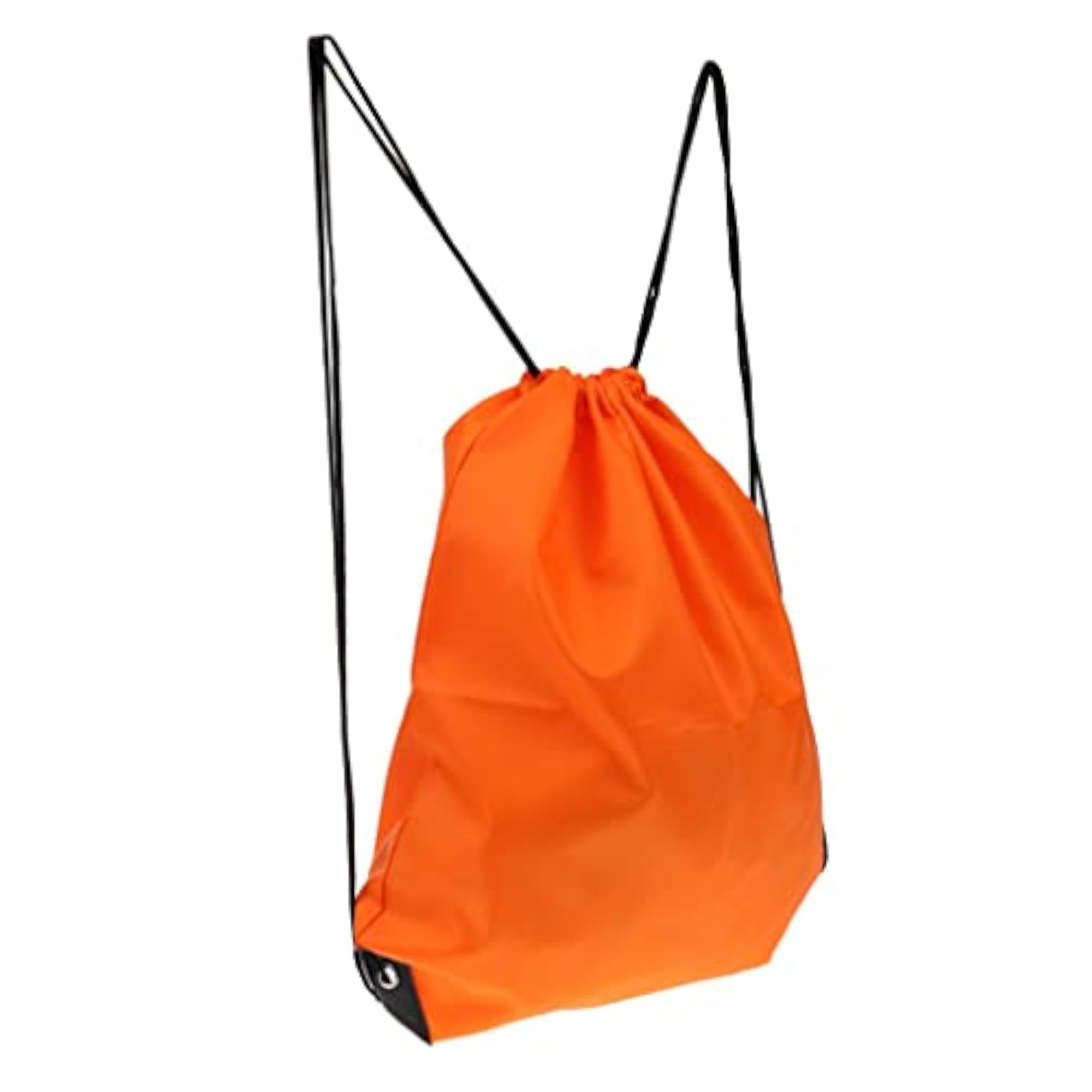 3x Waterproof Drawstring Backpack for School & Sports, Orange