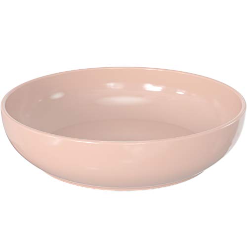 Kook Pasta Bowls, Ceramic Make, Perfect For Pastas, Salads, Desserts, Cereal, Set Of 4, 40 Oz (Dusty Pink) #TOP1