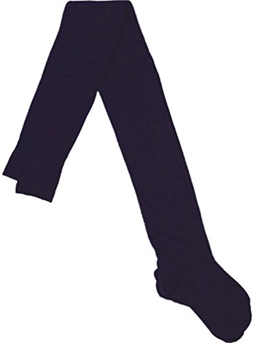 TicTacToe Seamless Toe Heavy Cotton Tights, navy size 2-4