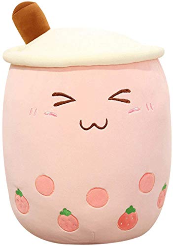 FJZFING Cute Plush Boba Milk Tea Stuffed Teacup Pillow Soft Bubble Tea...