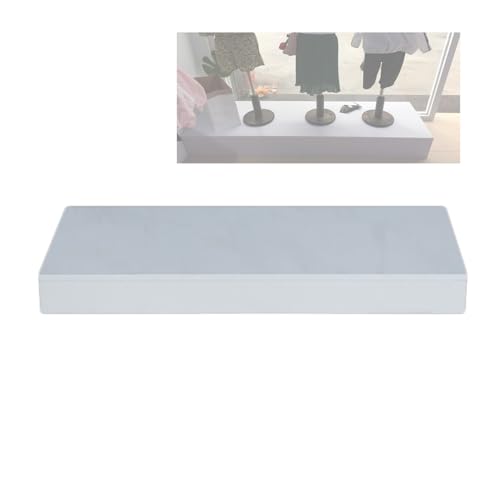 Grande base de support d'affichage rigide finition noire pour collection d'art