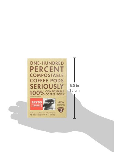 Boyd's Coffee French No. 6 Coffee - Dark Roast - Single Cup (12 Count), (00271011) #TOP7