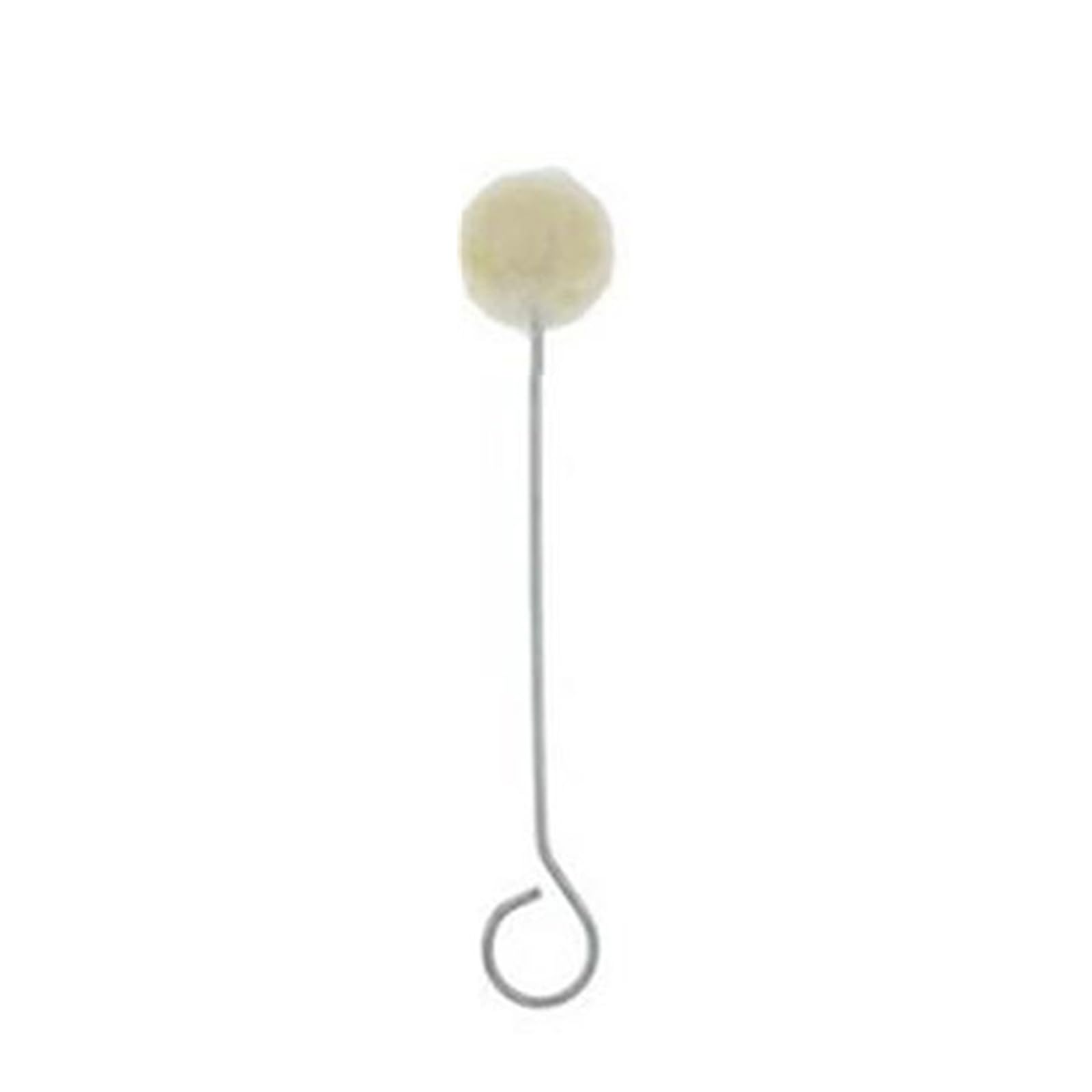 NEWFT Dye Dauber Dyeing Applicator for Project Wool Daubers Balls Brush, Leather Dye Tool with Metal Handle Wool Daubers Balls Brush Leather Dauber Dyeing Applicator