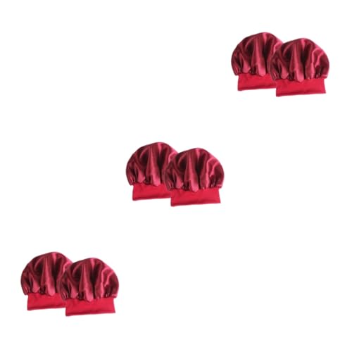 Bonnet de nuit satin rouge vin Healeved pour votre routine bien-être du soir